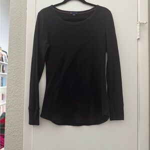 GAP Classic Black Long Sleeve Tee